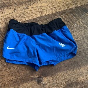 Nike Blue and Black Athletic Shorts